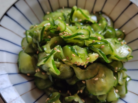 さっぱりきゅうり☆青しそ風味